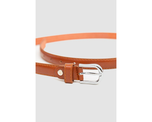 Жіночий ремінь, колір коричневий, 196RL2010W11