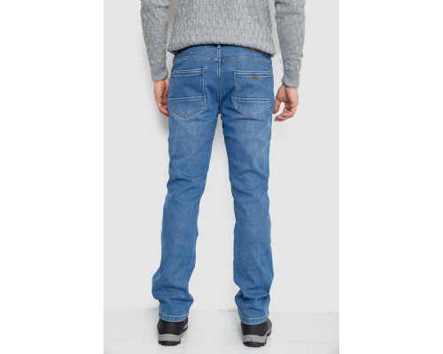 Джинси чоловічі на флісі, колір джинс, 254R2407