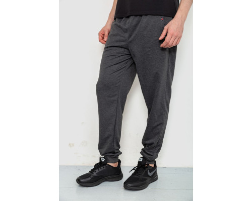 Спортивні штани чоловічі, колір темно-сірий, 244R4770
