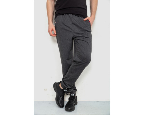 Спортивні штани чоловічі, колір темно-сірий, 244R4770