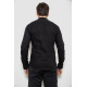 Сорочка чоловіча однотонна, колір чорний, 186R2033