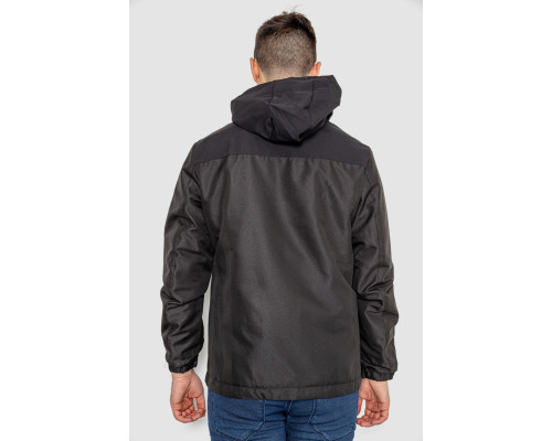 Куртка чоловіча демісезонна, колір чорний, 214R22013