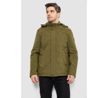 Куртка чоловіча демісезонна з капюшоном, колір хакі, 244RL9159AL