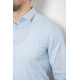 Сорочка чоловіча однотонна, колір блакитний, 186R2013