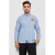 Сорочка чоловіча в клітинку, колір блакитний, 214R9030
