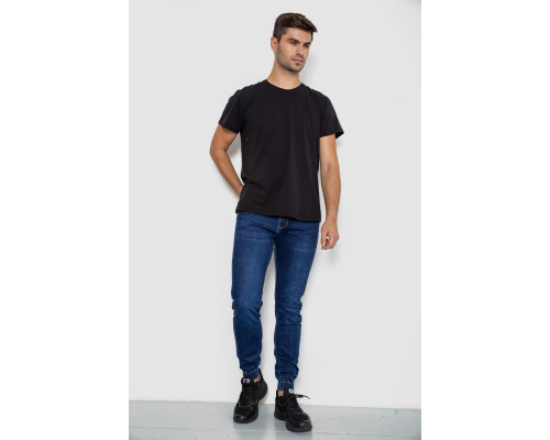 Джинси чоловічі на резинці, колір синій, 244R8062