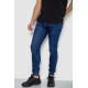 Джинси чоловічі на резинці, колір синій, 244R8062