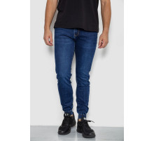 Джинси чоловічі на резинці, колір синій, 244R8062