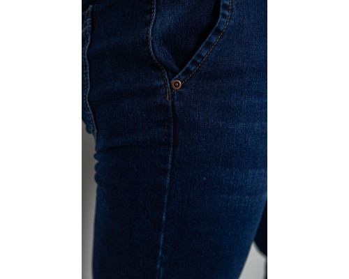 Джинси чоловічі на резинці, колір синій, 244R8062