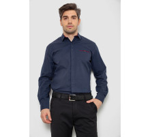 Сорочка чоловіча, колір темно-синій, 214R7114