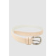Ремінь жіночий, колір світло-бежевий, 196R3510W1