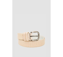 Ремінь жіночий, колір світло-бежевий, 196R3510W1