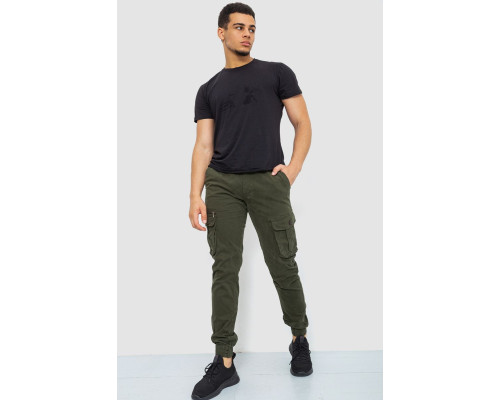 Штани карго чоловічі, колір хакі, 244R2073