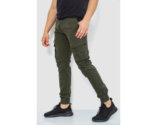Штани карго чоловічі, колір хакі, 244R2073