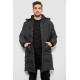 Куртка чоловіча зимова подовжена, колір чорний, 244RH76-30D