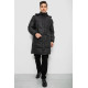 Куртка чоловіча зимова подовжена, колір чорний, 244RH76-30D