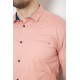 Сорочка чоловіча однотонна, колір пудровий, 186R2072