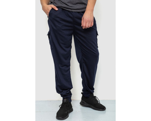 Спортивні чоловічі штани, колір темно-синій, 244R41266