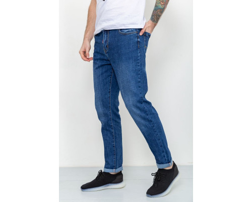 Джинси чоловічі демісезонні, колір синій, 190R620