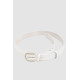 Ремінь женский, колір білий, 196RL35Y0W3