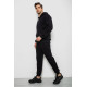 Спортивний костюм чоловічий з турецької тринитки на флісі, колір чорний, 238R166