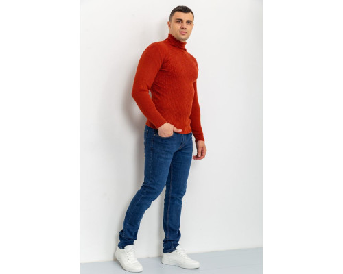 Светр-гольф чоловічий, колір теракотовий, 161R892
