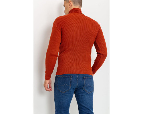 Светр-гольф чоловічий, колір теракотовий, 161R892