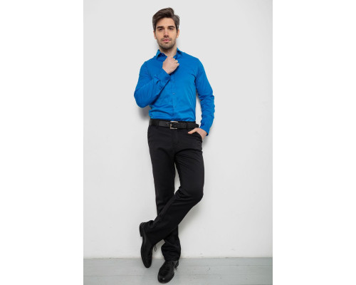 Сорочка чоловіча однотонна, колір блакитний, 186R6917