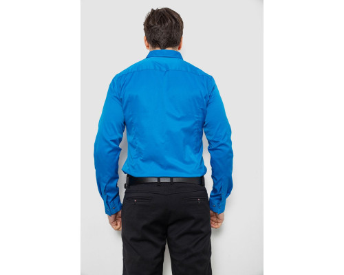 Сорочка чоловіча однотонна, колір блакитний, 186R6917