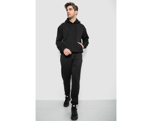 Спортивні штани чоловічі, колір чорний, 244R435