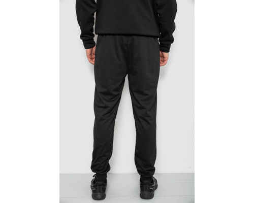 Спортивні штани чоловічі, колір чорний, 244R435