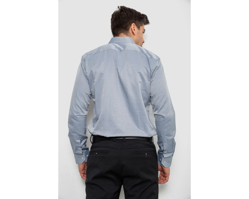 Сорочка чоловіча з довгим рукавом, колір сірий, 214R836