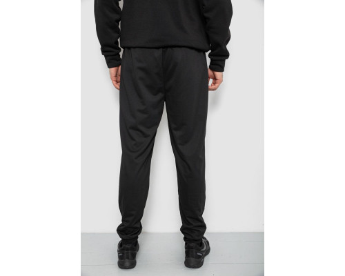 Спортивні штани чоловічі, колір чорний, 244R434