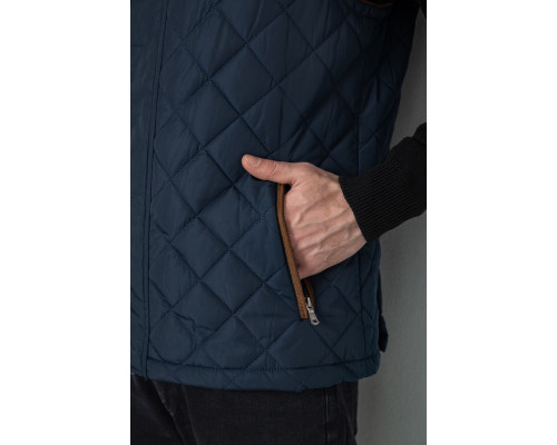 Жилетка чоловіча демісезонна, колір темно-синій, 244RM5