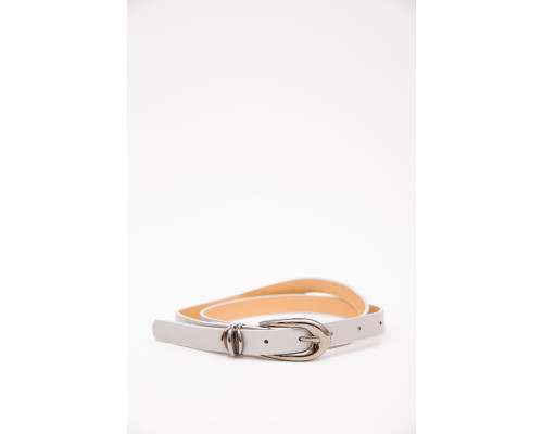 Класичний жіночий ремінь, сірого кольору, 196RL1510W23