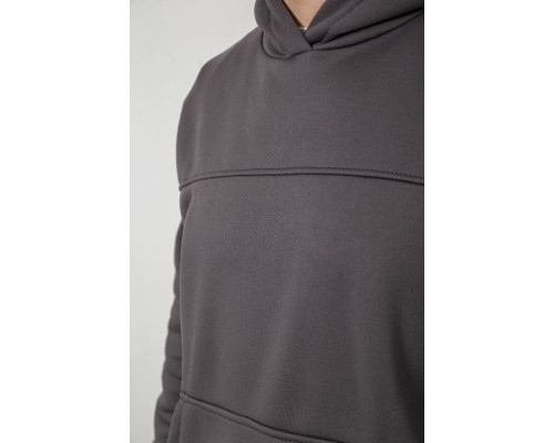 Спортивний костюм чоловічий на флісі, колір сірий, 238R029