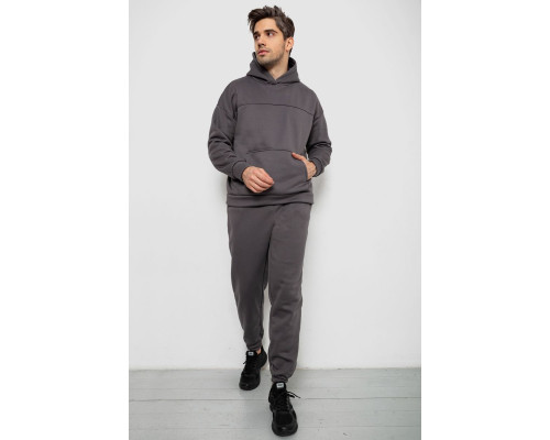 Спортивний костюм чоловічий на флісі, колір сірий, 238R029