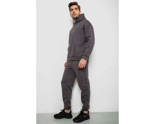 Спортивний костюм чоловічий на флісі, колір сірий, 238R029