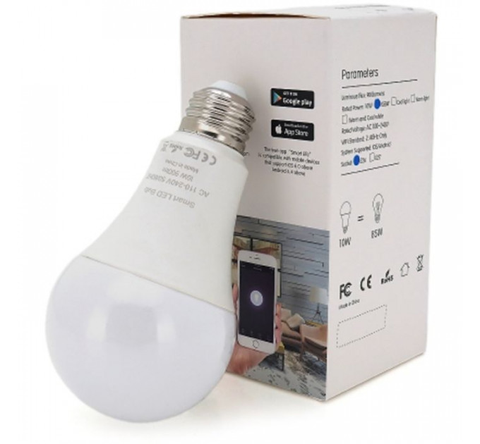 Розумна лампочка YOSO WI-FI RGB E27 (SmartBulb7RGB)