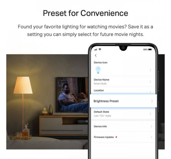 Розумна лампочка TP-Link Tapo L510E (2-Pack) (Tapo L510E(2-Pack))