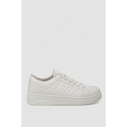Кеды женские, цвет бело-серый, 248RR79