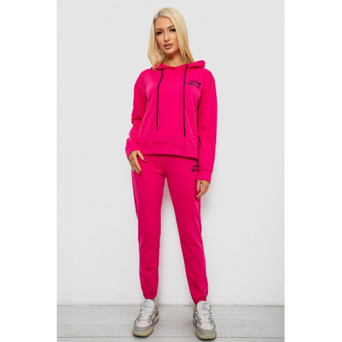 Спортивный костюм женский двухнитка, цвет розовый, 214R1419-005