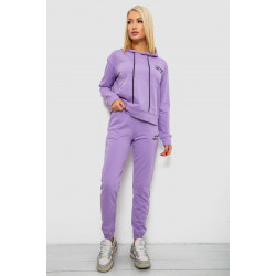 Спортивный костюм женский двухнитка, цвет сиреневый, 214R1419-005
