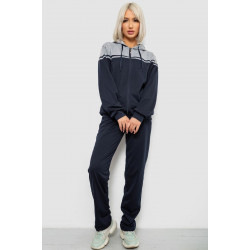 Спортивный костюм женский двухнитка, цвет синий, 244R9126