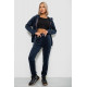 Спортивный костюм женский велюровый, цвет синий, 257R4122