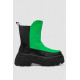 Ботинки женские зимние на меху, цвет зеленый, 243R90
