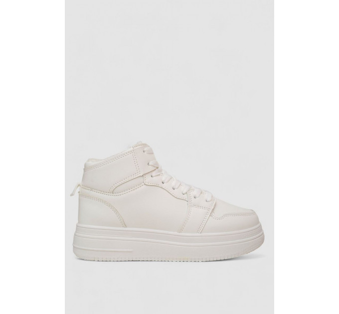 Кроссовки женские зимние, цвет белый, 248RBB07