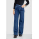Джинсы женские Palazzo на тонком флисе, цвет синий, 207RV233-6