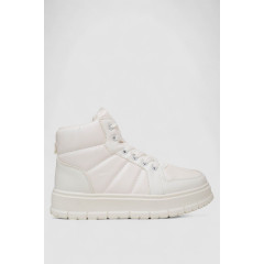 Кроссовки женские зимние на меху, цвет белый, 248RMB02