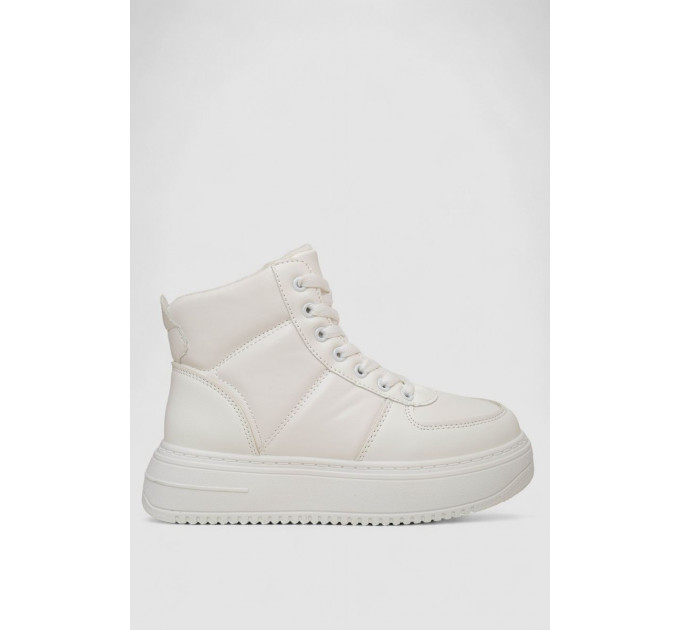 Кроссовки женские зимние на меху, цвет белый, 248RK06